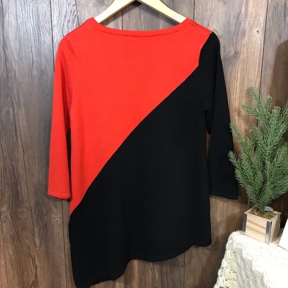 GNW angled long sleeve knit top - Picture 2 of 5